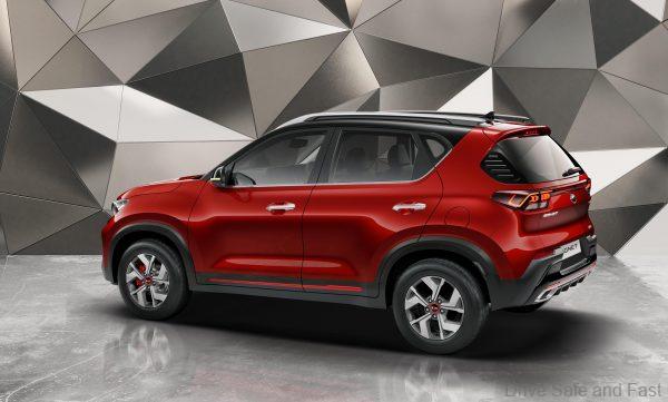 Kia Sonet Crossover side view