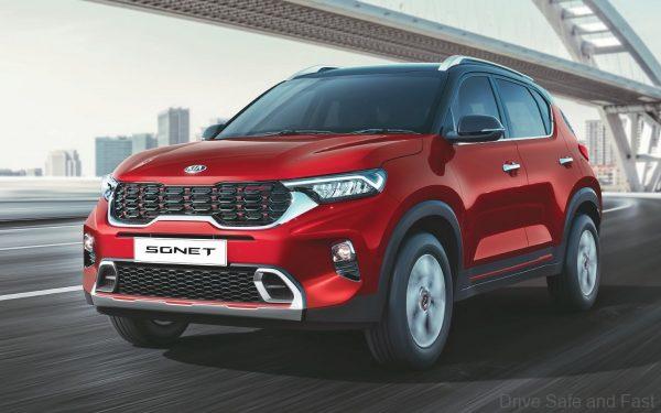 Kia Sonet Crossover_red