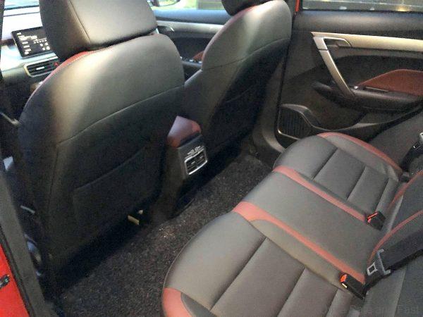 Proton X50 Highline_rear cabin space