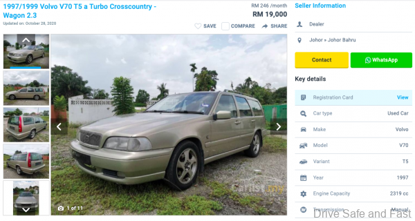 Volvo V70 T5 for sale