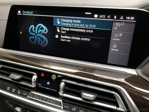 BMW X5 xDrive45e-PHEV charging modes