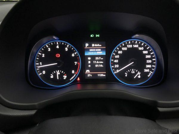 Hyundai Kona 1.6i Turbo_meter cluster