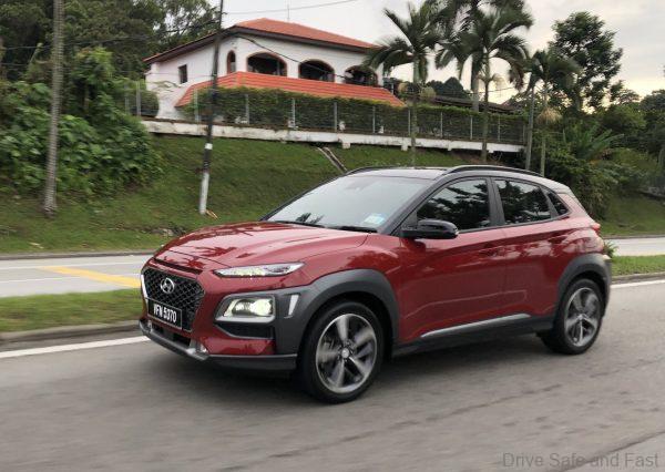 Hyundai Kona 1.6i Turbo_side view