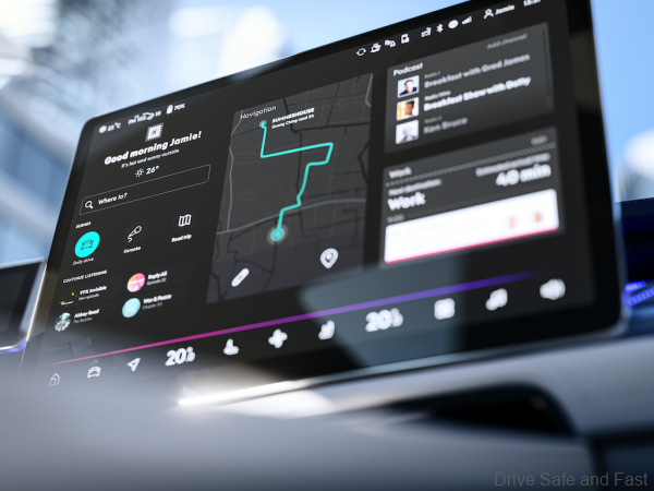 Lynk & Co ZERO EV_infotainment screen