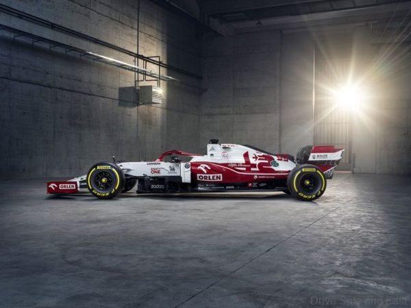Alfa Romeo C41 Formula 1 car side profile alternative
