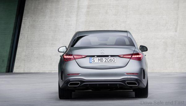 W206 Mercedes-Benz C-Class rear dead on