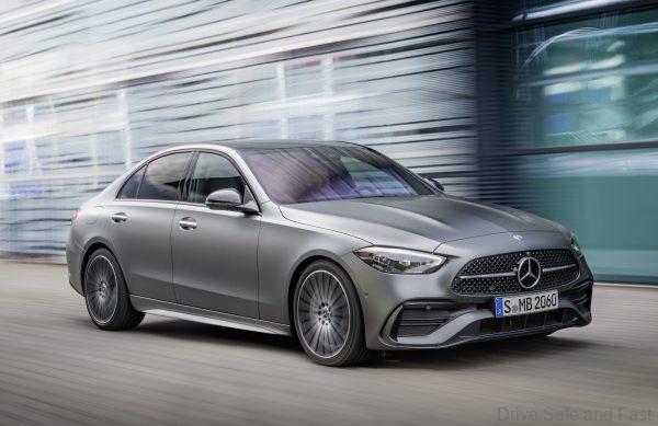 W206 Mercedes-Benz C-Class in motion exterior