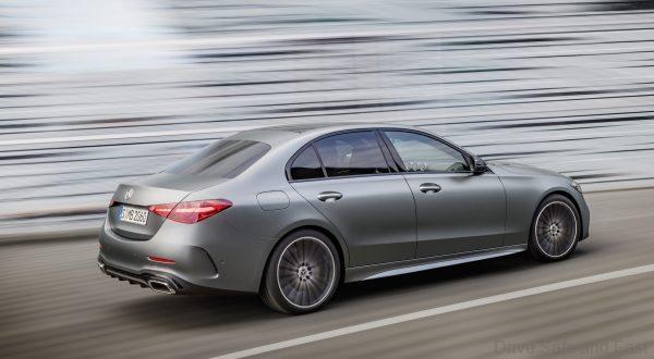 W206 Mercedes-Benz C-Class in motion rear