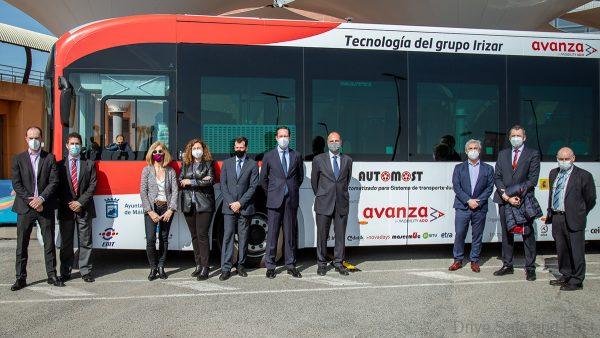 Autonomous Bus On Trial In Malaga Spain