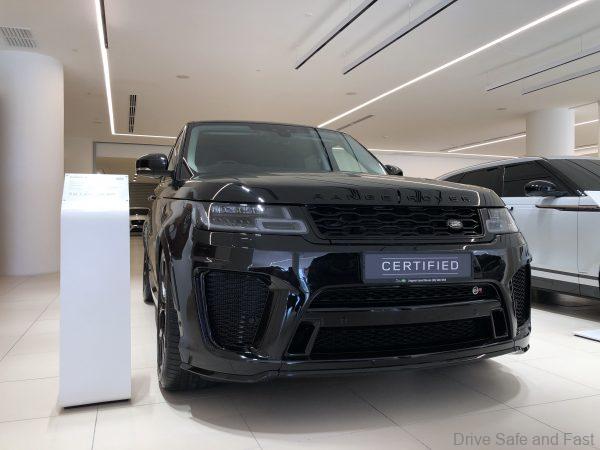 Range Rover SVR Used Certified_in showroom