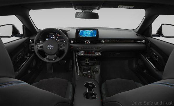 Interior cabin View Toyota GR Supra Jarama Racetrack Edition