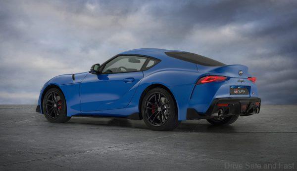 Rear View Toyota GR Supra Jarama Racetrack Edition