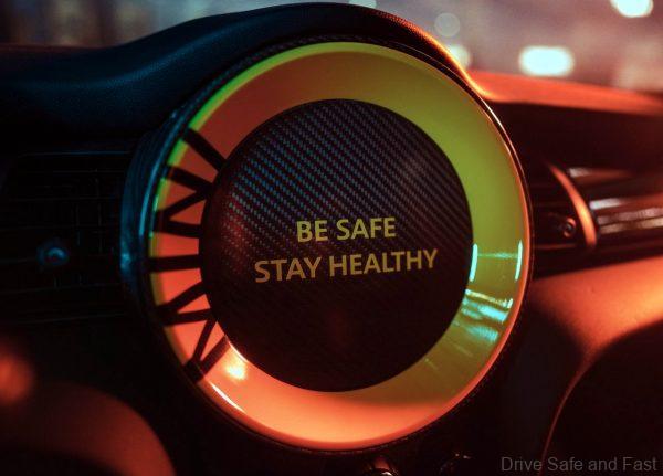 MINI Electric Pacesetter blanked out infotainment