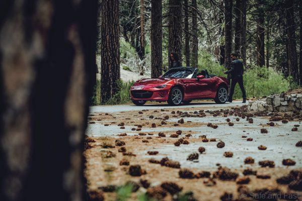 2021 Mazda MX-5 RF exterior in red