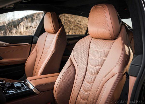 BMW ALPINA B8 Gran Coupé front seats interior