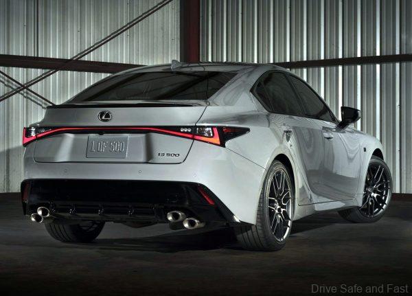 Lexus IS 500 F Sport Performance Launch Edition rear