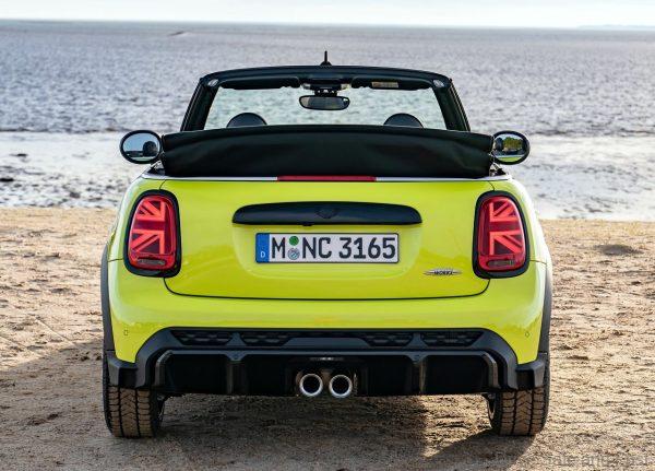 2022 MINI Cooper Convertible John Cooper Works (JCW) rear