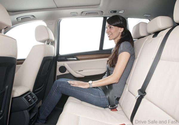 2012 BMW X3 rear seat_used