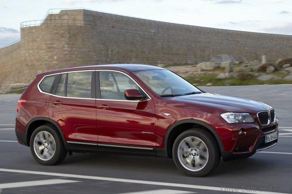 2012 BMW X3 side view_used