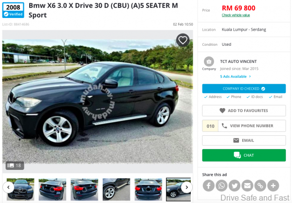 BMW X6_2008_used for sale