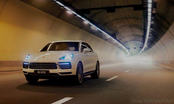 Porsche Cayenne-Tunnel