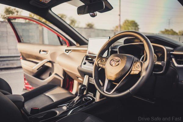 Toyota Corolla Cross steering wheel