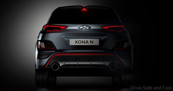 2022 Hyundai Kona N Exterior Teaser Rear Dead on