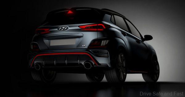 2022 Hyundai Kona N Exterior Teaser Rear Quarter