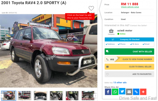 1994 Model Toyota RAV4 for sale