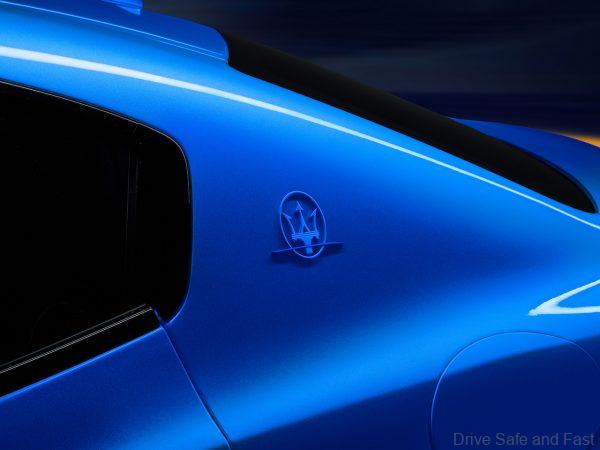 Maserati Ghibli F Tributo C pillar badge