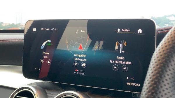 10.25 inch infotainment Mercedes-AMG GLC 43 4MATIC Coupé