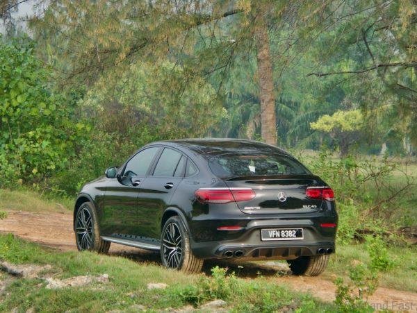Mercedes-AMG GLC 43 4MATIC Coupé rear view