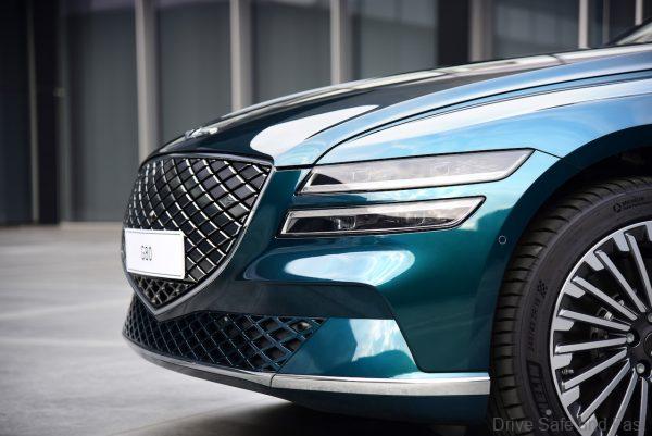 Genesis Electrified G80 grille
