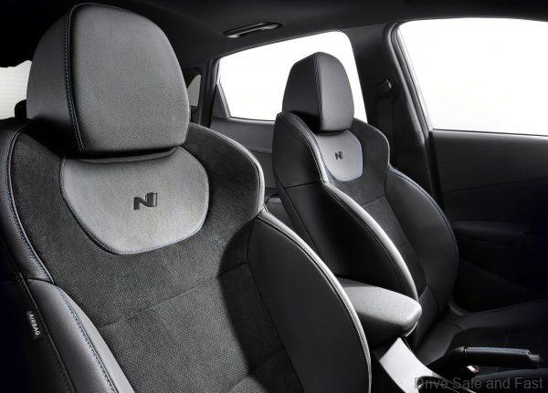 Hyundai Kona N front seats