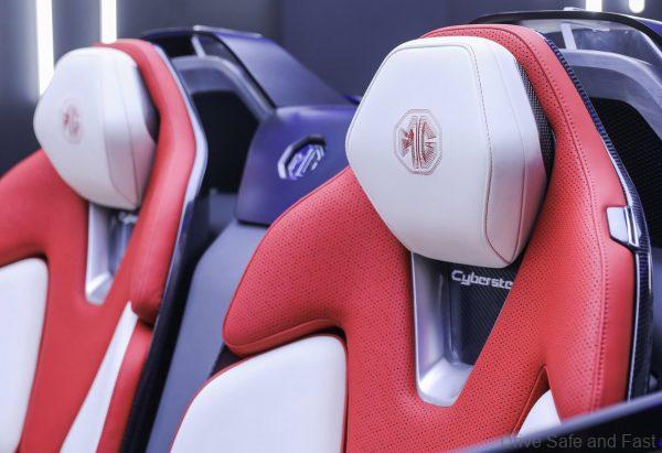 MG Cyberster Concept headrests