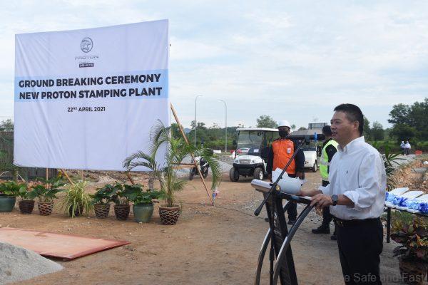 2021 Tanjung Malim Proton Plant Ground Breaking Ceremony Dr Li Chunrong Speech