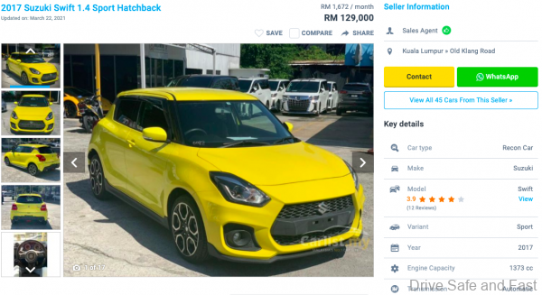 Suzuki Swift Sports_2017_used