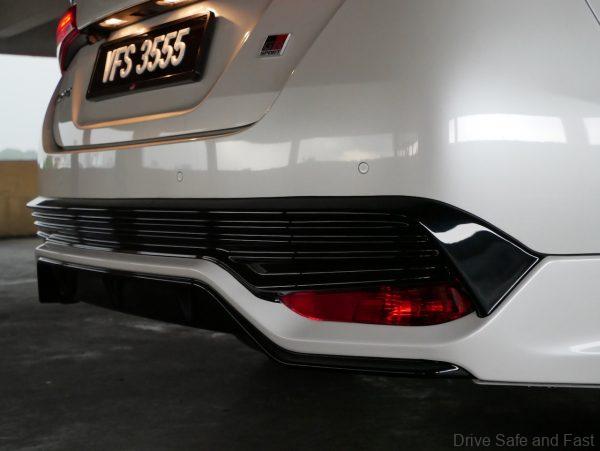 Toyota Vios 1.5 GR-S rear diffuser