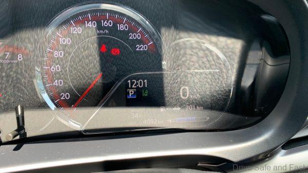 Toyota Vios 1.5 GR-S instrument cluster