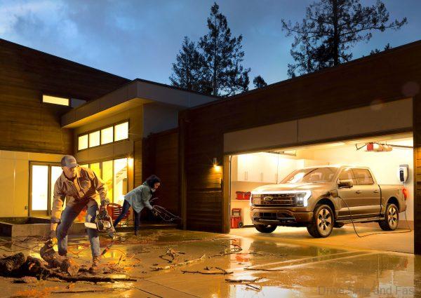 Ford Lightning charging your home