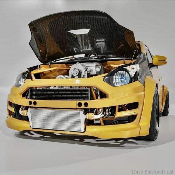 Rotary Ayla by DTD renders hood popped