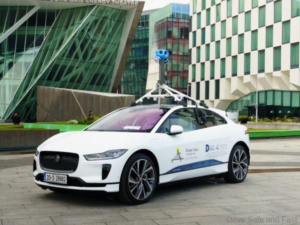 Google Streetview EV Jaguar I-PACE in Dublin, Ireland