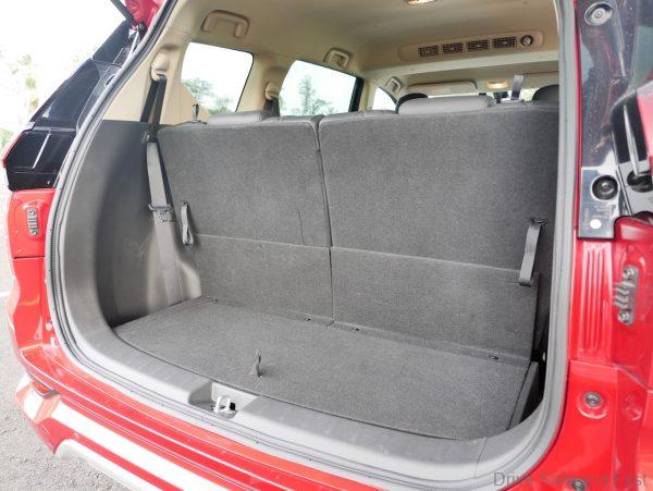 Mitsubishi Xpander boot space