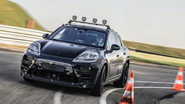 All-electric porsche macan prototype