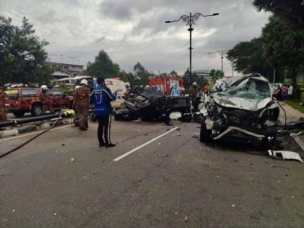 Porsche Accident With Toyota