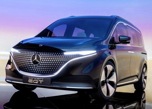 Mercedes-Benz EQT concept front exterior