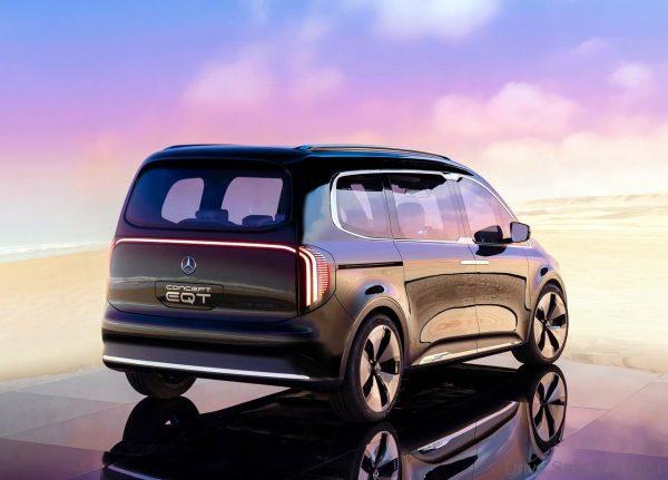 Mercedes-Benz EQT concept rear exterior