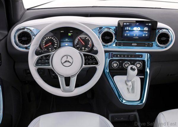 Mercedes-Benz EQT concept interior