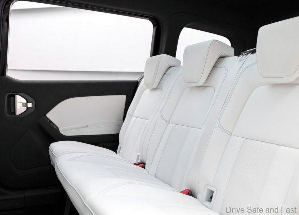 Mercedes-Benz EQT concept rear seats