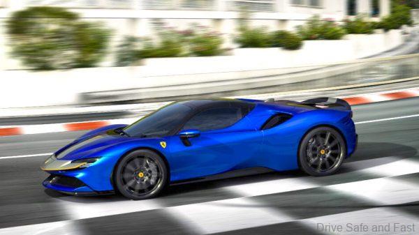 Ferrari SF90 side view